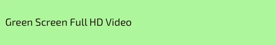 Green Screen Full HD Video